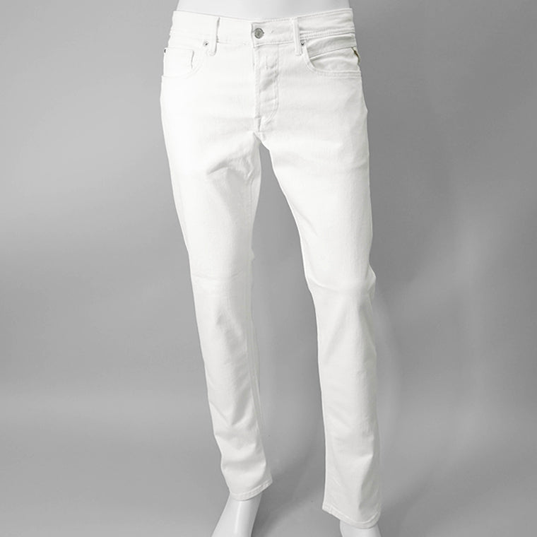 【SUMMER FINAL SALE】 REPLAY メンズ ジーンズ WILLBI M1008 8488781 ホワイト 001