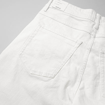 【SUMMER FINAL SALE】 REPLAY メンズ ジーンズ WILLBI M1008 8488781 ホワイト 001