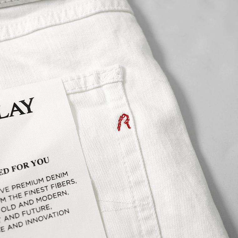 【SUMMER FINAL SALE】 REPLAY メンズ ジーンズ WILLBI M1008 8488781 ホワイト 001