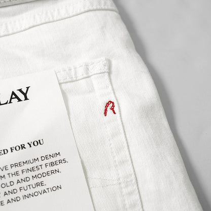 【SUMMER FINAL SALE】 REPLAY メンズ ジーンズ WILLBI M1008 8488781 ホワイト 001