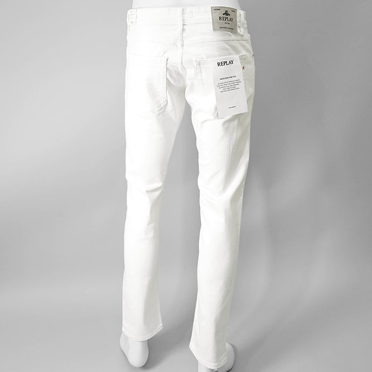 【SUMMER FINAL SALE】 REPLAY メンズ ジーンズ WILLBI M1008 8488781 ホワイト 001