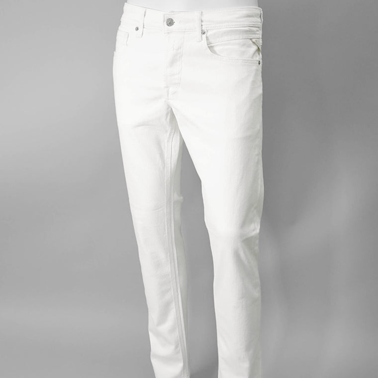 【SUMMER FINAL SALE】 REPLAY メンズ ジーンズ WILLBI M1008 8488781 ホワイト 001