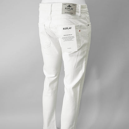 【SUMMER FINAL SALE】 REPLAY メンズ ジーンズ WILLBI M1008 8488781 ホワイト 001