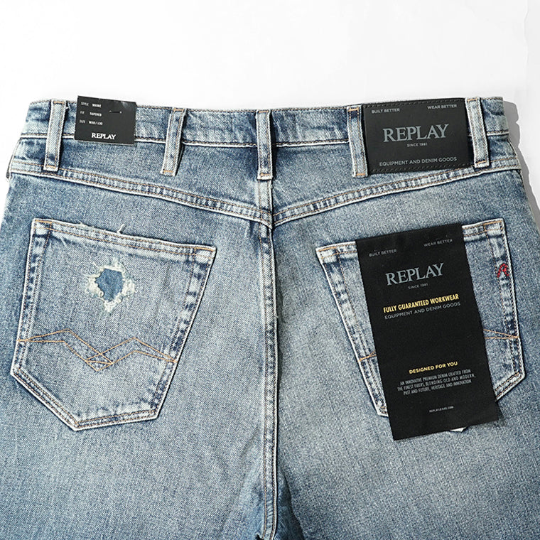 REPLAY メンズ ジーンズ WAINE M1052 795156 ウォッシュブルー 009