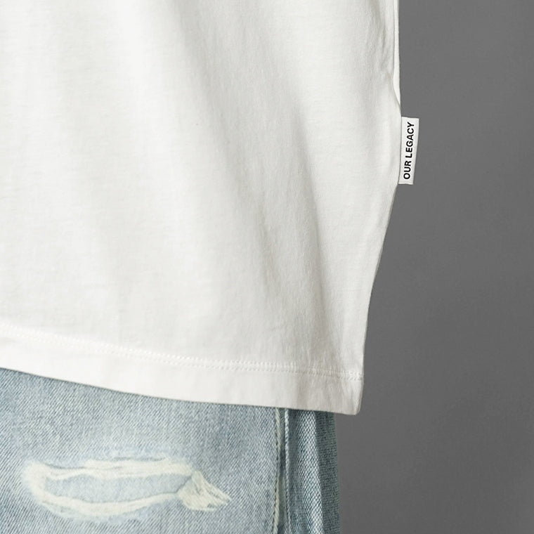 【SUMMER FINAL SALE】 OUR LEGACY メンズ Tシャツ NEW BOX T SHIRT M2206NBL M2206NW 2カラー