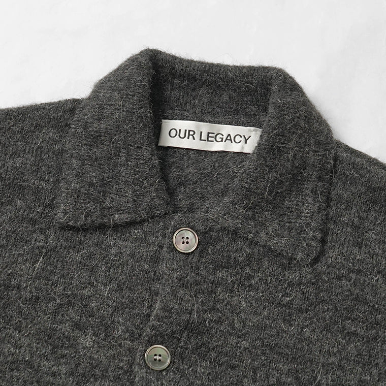OUR LEGACY メンズ カーディガン EVENING POLO M2263EC チャコール CHARCOAL