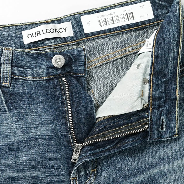 【SUMMER FINAL SALE】 OUR LEGACY メンズ ジーンズ CARLSON CUT M2265CV ウォッシュブルー VIENNA BLUE WASH