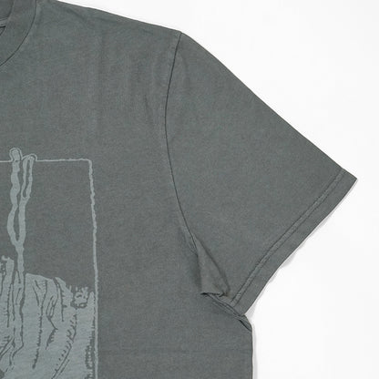 OUR LEGACY メンズ Tシャツ BOX T-SHIRT M2266BA ウォッシュグレー ANGRY FAN MAIL PRINT