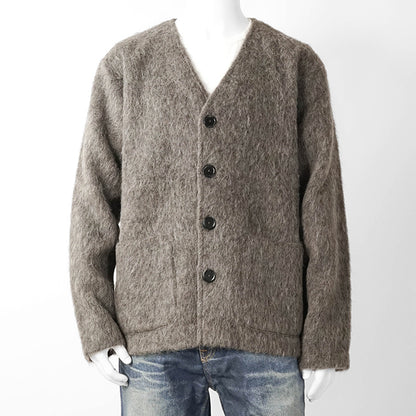 OUR LEGACY メンズ カーディガン CARDIGAN M2266CM モレグレー MOLE GREY HAIRY WOOL