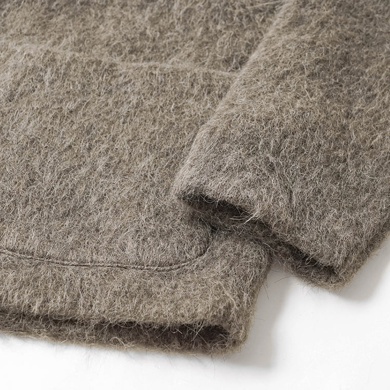 OUR LEGACY メンズ カーディガン CARDIGAN M2266CM モレグレー MOLE GREY HAIRY WOOL