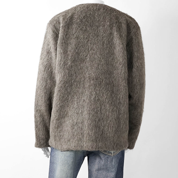 OUR LEGACY メンズ カーディガン CARDIGAN M2266CM モレグレー MOLE GREY HAIRY WOOL