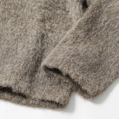 OUR LEGACY メンズ ジップアップパーカー FULL ZIP HOOD M2266FM モレグレー MOLE GREY HAIRY WOOL