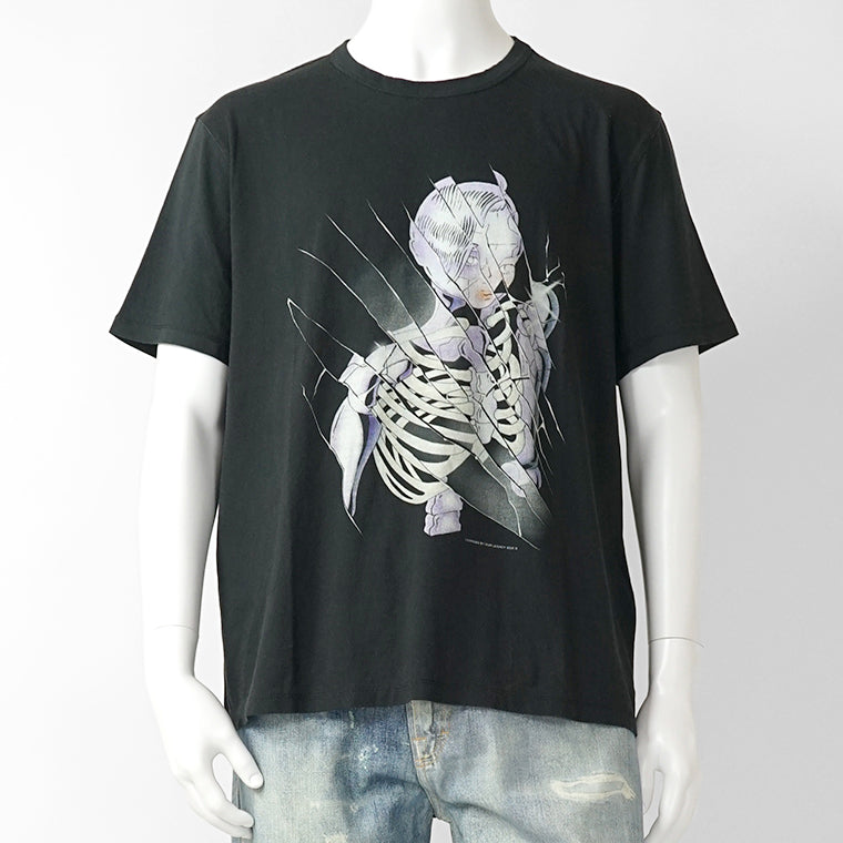 OUR LEGACY メンズ Tシャツ NEW BOX T-SHIRT M2266NC ブラック CYBERNETIC ANGEL PRINT