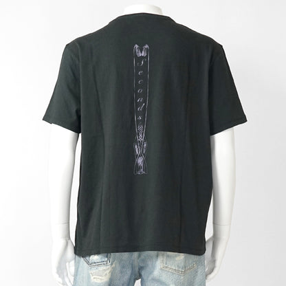 OUR LEGACY メンズ Tシャツ NEW BOX T-SHIRT M2266NC ブラック CYBERNETIC ANGEL PRINT