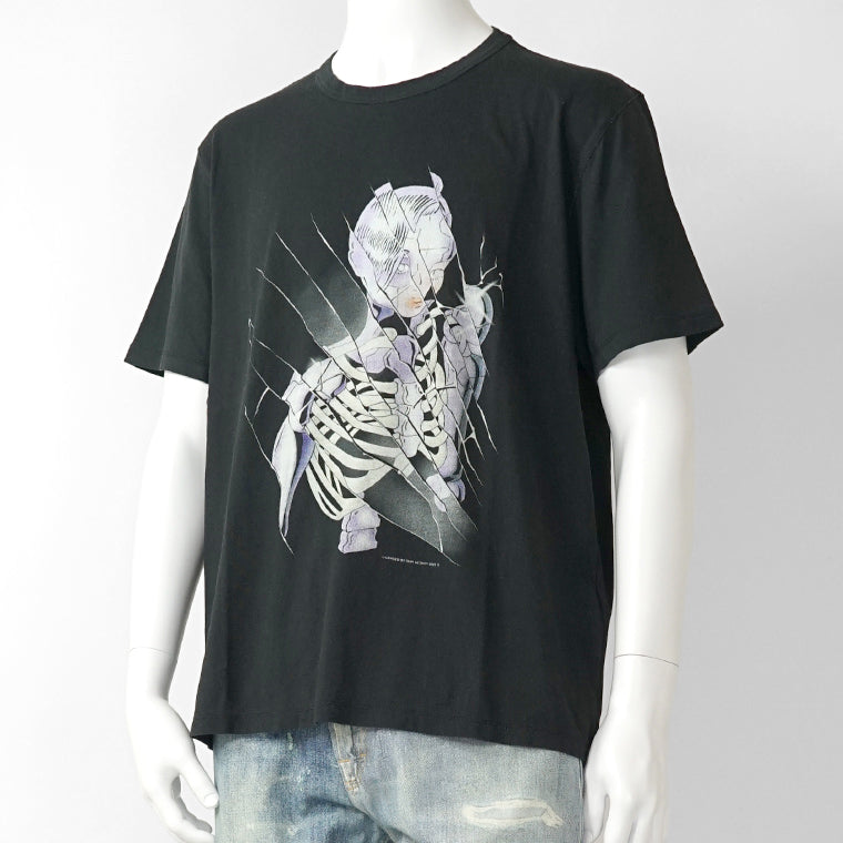 OUR LEGACY メンズ Tシャツ NEW BOX T-SHIRT M2266NC ブラック CYBERNETIC ANGEL PRINT
