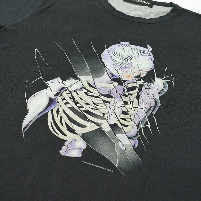 OUR LEGACY メンズ Tシャツ NEW BOX T-SHIRT M2266NC ブラック CYBERNETIC ANGEL PRINT