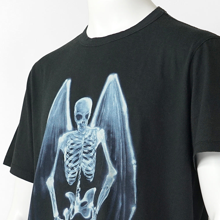 OUR LEGACY メンズ Tシャツ NEW BOX T-SHIRT M2266NF ブラック FALLEN ANGEL PRINT