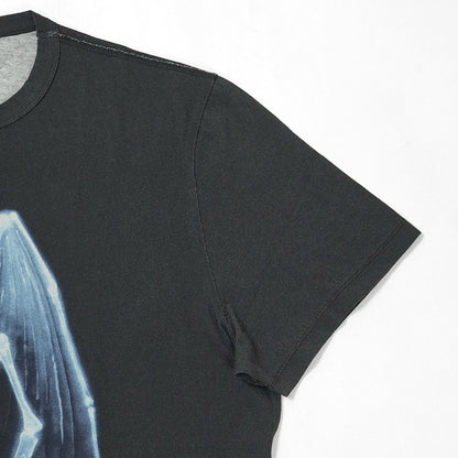 OUR LEGACY メンズ Tシャツ NEW BOX T-SHIRT M2266NF ブラック FALLEN ANGEL PRINT