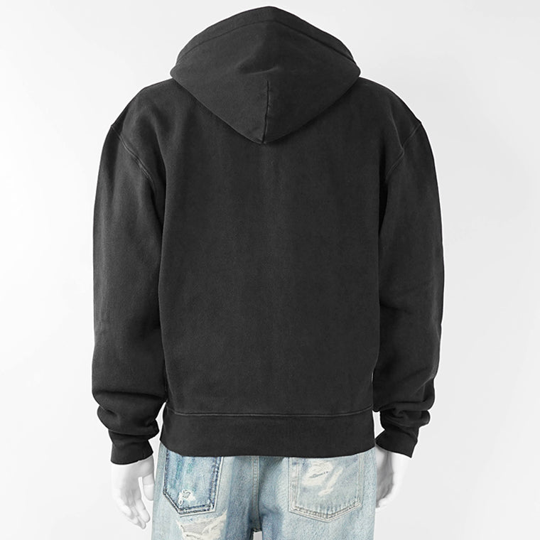 OUR LEGACY メンズ ジップアップパーカー RASCAL HOOD M2266RW ウォッシュブラック WASHED BLACK STAR FLEECE