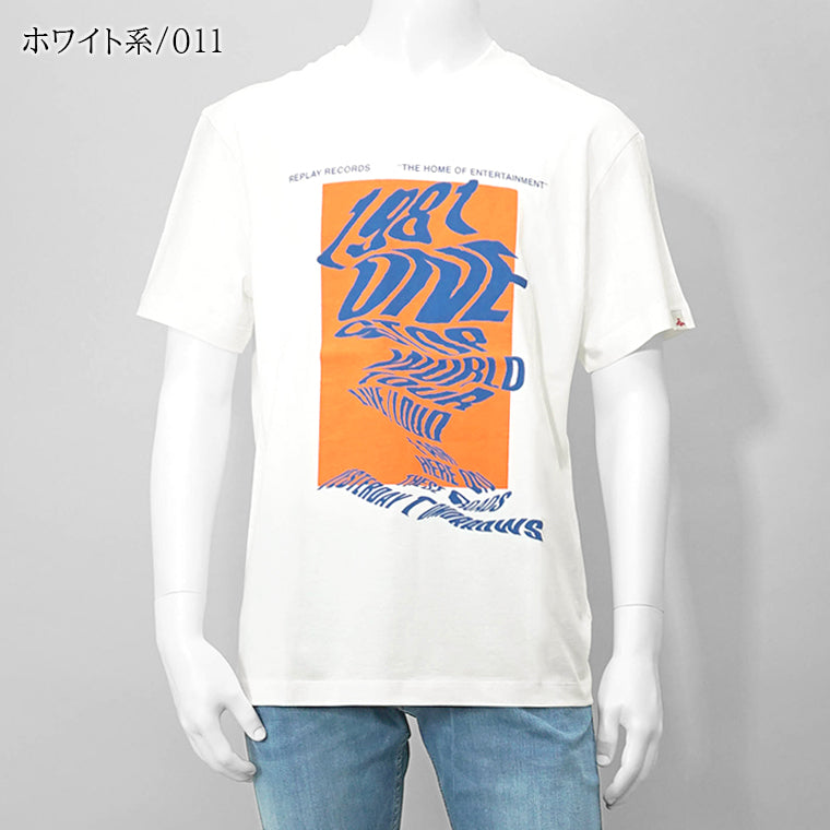【SUMMER FINAL SALE】 REPLAY メンズ Tシャツ M3033 2660 2カラー
