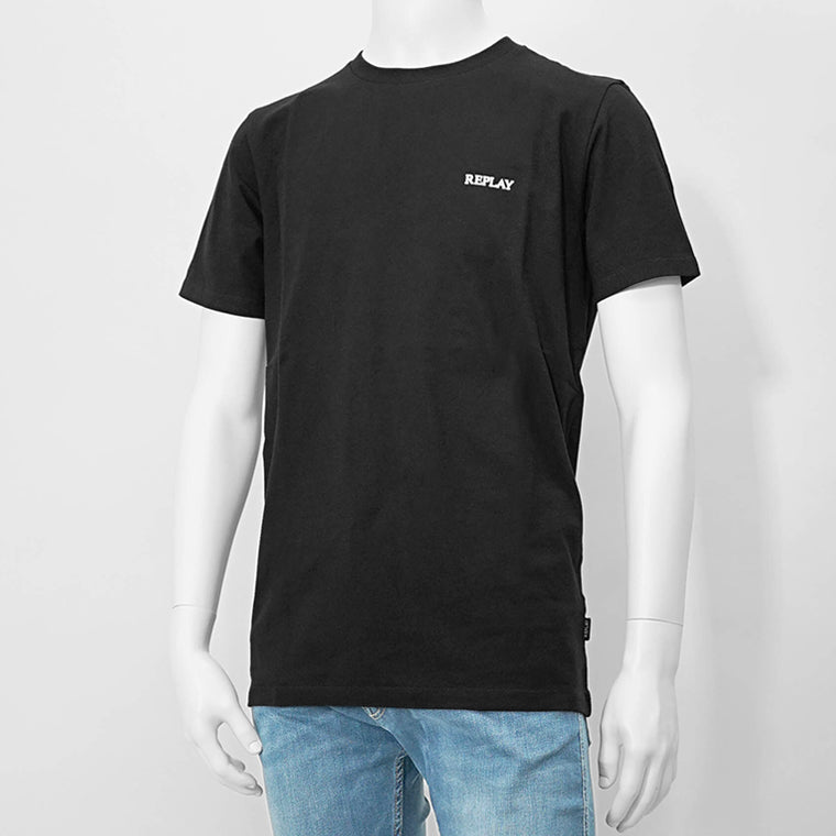 リプレイ REPLAY メンズ Tシャツ ブラック ホワイト – WORLDCLUB1989