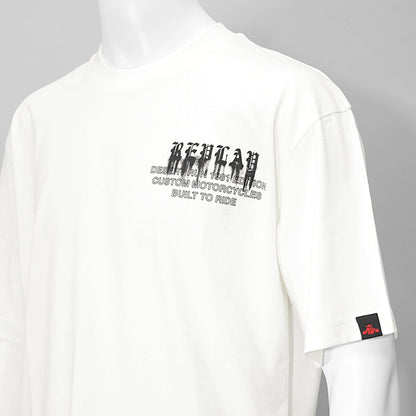 【SUMMER FINAL SALE】 REPLAY メンズ Tシャツ M3054 2660 オフホワイト 011
