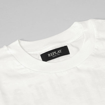 【SUMMER FINAL SALE】 REPLAY メンズ Tシャツ M3054 2660 オフホワイト 011
