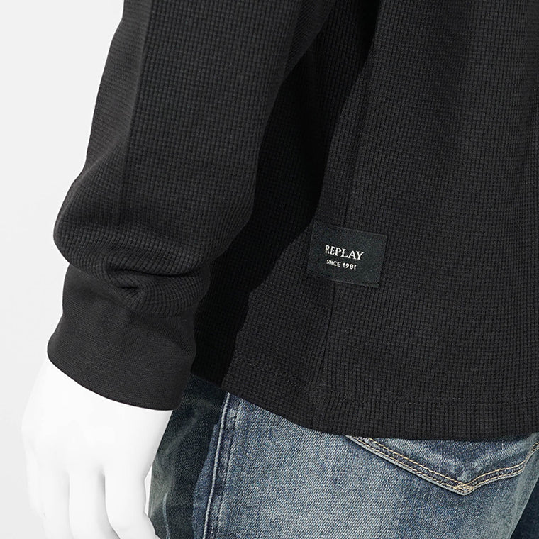 REPLAY メンズ 長袖Tシャツ M3101 85204 ブラック 098