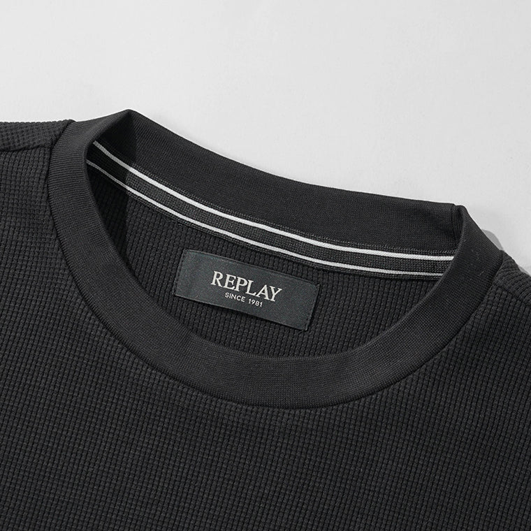 REPLAY メンズ 長袖Tシャツ M3101 85204 ブラック 098