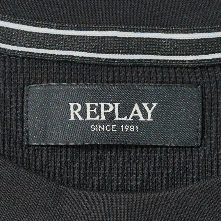 REPLAY メンズ 長袖Tシャツ M3101 85204 ブラック 098