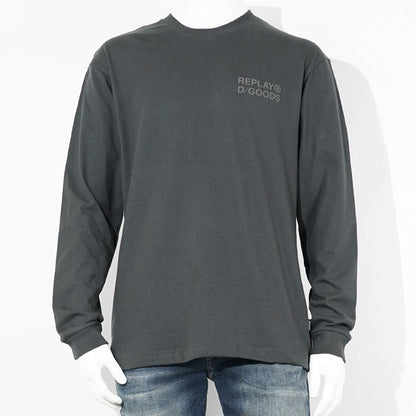 REPLAY メンズ 長袖Tシャツ M3357 22662 ダークグレー 293