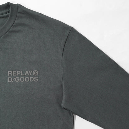 REPLAY メンズ 長袖Tシャツ M3357 22662 ダークグレー 293