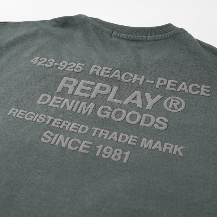 REPLAY メンズ 長袖Tシャツ M3357 22662 ダークグレー 293