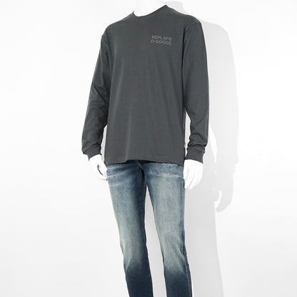 REPLAY メンズ 長袖Tシャツ M3357 22662 ダークグレー 293