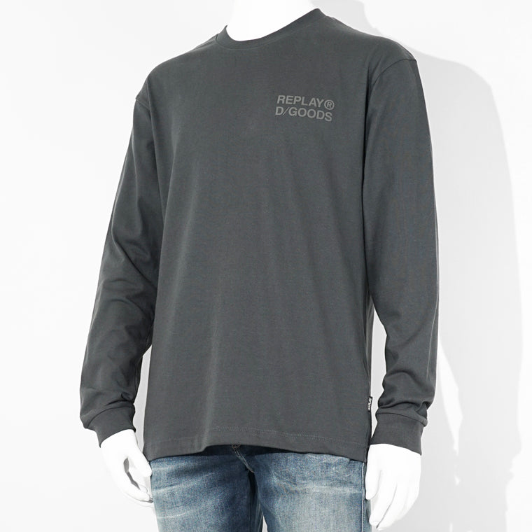 REPLAY メンズ 長袖Tシャツ M3357 22662 ダークグレー 293