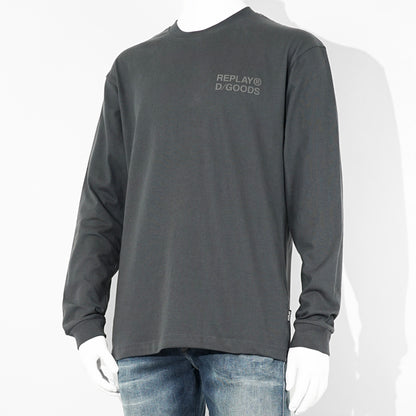 REPLAY メンズ 長袖Tシャツ M3357 22662 ダークグレー 293