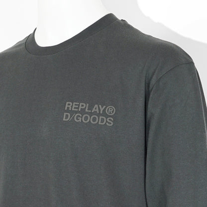 REPLAY メンズ 長袖Tシャツ M3357 22662 ダークグレー 293