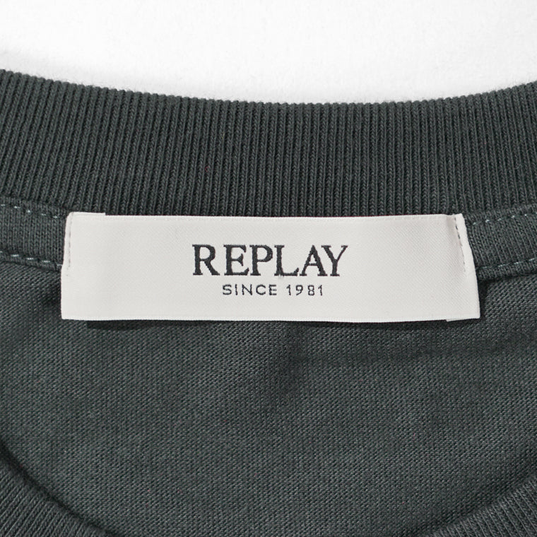 REPLAY メンズ 長袖Tシャツ M3357 22662 ダークグレー 293