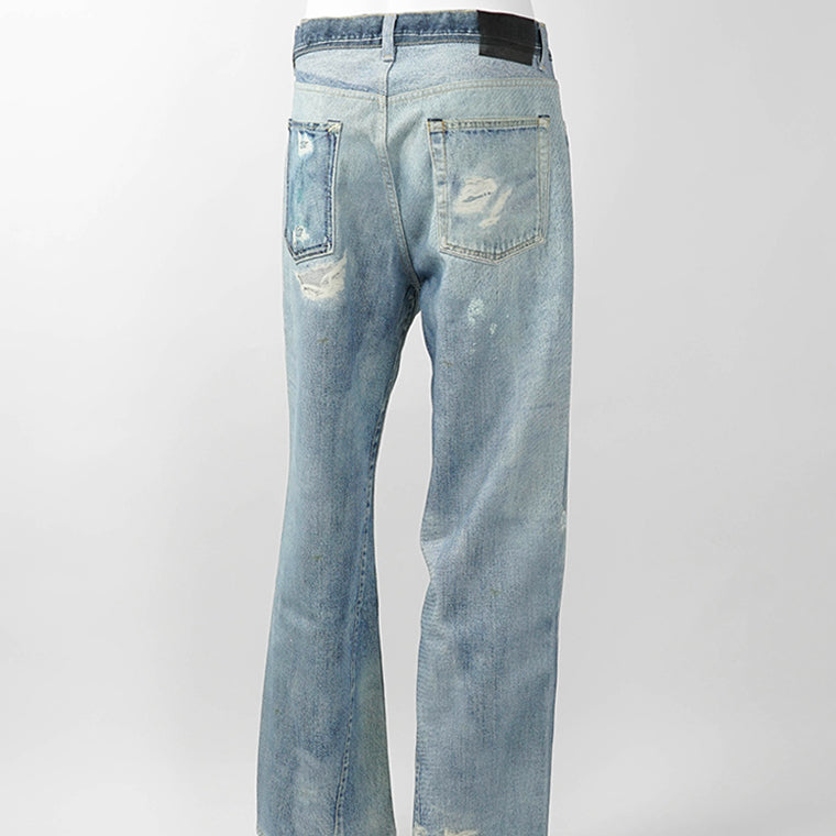 OUR LEGACY メンズ ジーンズ THIRD CUT M4205TDD ウォッシュブルー DIGITAL DENIM PRINT