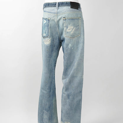 OUR LEGACY メンズ ジーンズ THIRD CUT M4205TDD ウォッシュブルー DIGITAL DENIM PRINT
