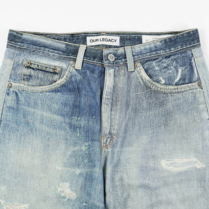 OUR LEGACY メンズ ジーンズ THIRD CUT M4205TDD ウォッシュブルー DIGITAL DENIM PRINT