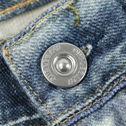 OUR LEGACY メンズ ジーンズ THIRD CUT M4205TDD ウォッシュブルー DIGITAL DENIM PRINT