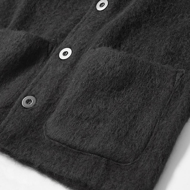 OUR LEGACY メンズ カーディガン CARDIGAN M4206CBM ブラック BLACK MOHAIR