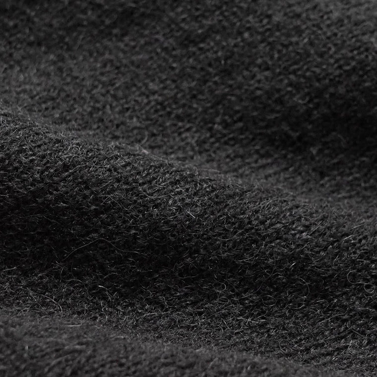 OUR LEGACY メンズ カーディガン EVENING POLO M4213ECFSE ブラック BLACK FUZZY ALPACA