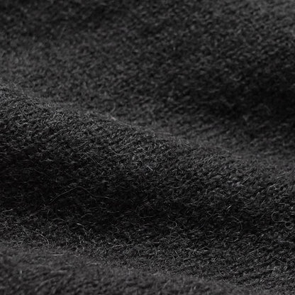 OUR LEGACY メンズ カーディガン EVENING POLO M4213ECFSE ブラック BLACK FUZZY ALPACA