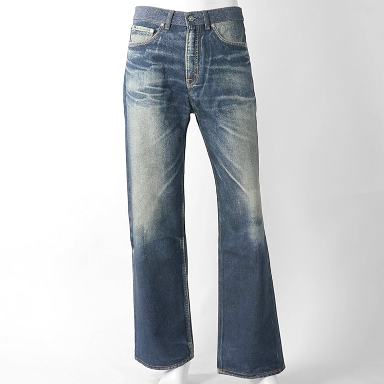 OUR LEGACY メンズ ジーンズ THIRD CUT M4265TAZ ウォッシュブルー AZURE PRINT