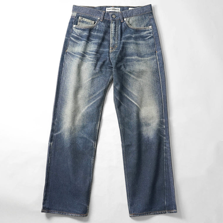 OUR LEGACY メンズ ジーンズ THIRD CUT M4265TAZ ウォッシュブルー AZURE PRINT