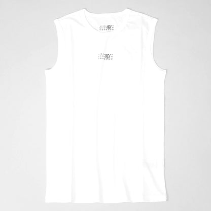 【SUMMER FINAL SALE】 MM6 Maison Margiela KIDS キッズ タンクトップ MM6T82U M60575 MM009 ホワイト M6100