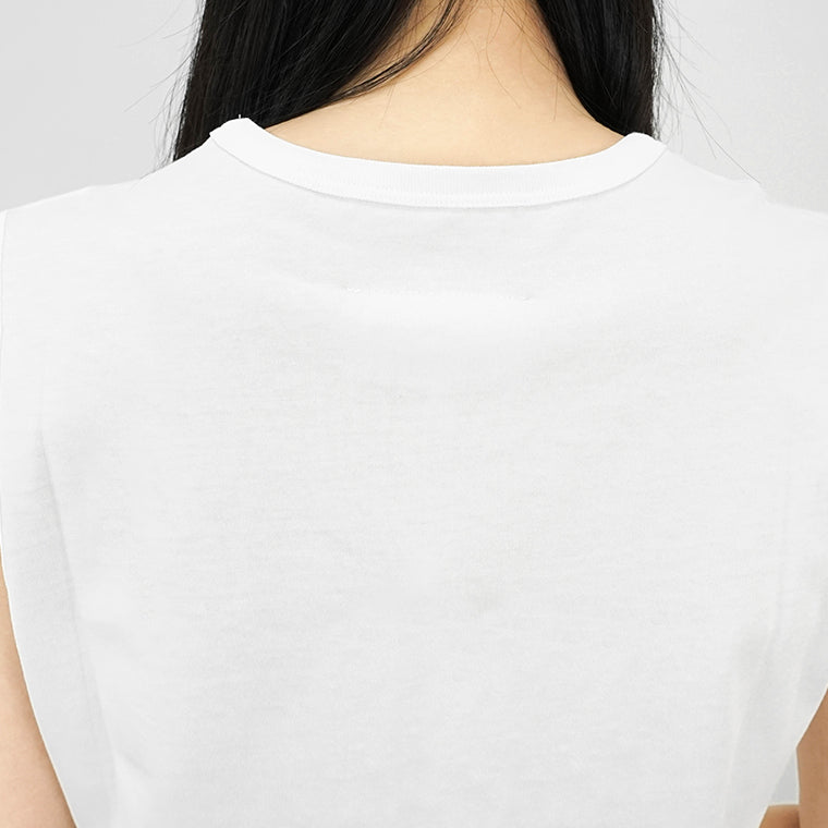 【SUMMER FINAL SALE】 MM6 Maison Margiela KIDS キッズ タンクトップ MM6T82U M60575 MM009 ホワイト M6100