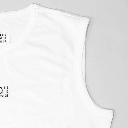 【SUMMER FINAL SALE】 MM6 Maison Margiela KIDS キッズ タンクトップ MM6T82U M60575 MM009 ホワイト M6100